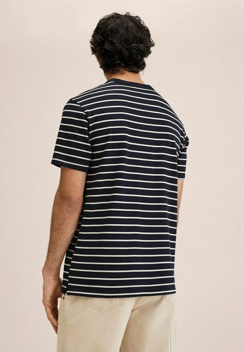 Mango FRENCH - T-Shirt Print - Bleu Marine Foncé | Herren 5 Mango FRENCH - T-Shirt Print - Bleu Marine Foncé | Herren – Bild 3