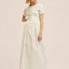 Mango VAINILLA-A - Freizeitkleid - Bianco Sporco | Damen -Mango Populaire Boutique 761bad68ba424be98009a2f3ffdbd1f3