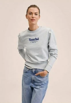 Mango PSTOUCH - Sweatshirt - Grey | Damen