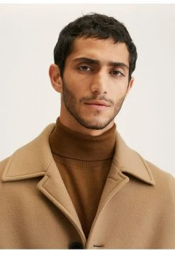 Mango GENOVA - Klassischer Mantel - Medium Brown | Herren -Mango Populaire Boutique 76bd9f9a741c4fc78f3e17ed2d5f4280
