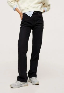 Mango GALA - Jeans Straight Leg - Black Denim | Damen