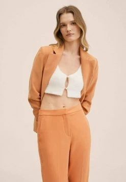 Mango TEMPO - Stoffhose - Mandarine | Damen -Mango Populaire Boutique 7787be7bb63b49b198d95bd40a4d5b8b