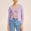 Mango GALA - Strickjacke - Licht Pastelpaars | Damen -Mango Populaire Boutique 77eef28c6bf34c54958ce295db60b0d0