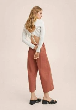 Mango Stoffhose - Burnt | Damen -Mango Populaire Boutique 78f79287c0784bc5b53a8daddf385250