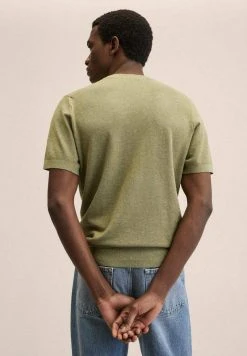 Mango ANDREW - T-Shirt Basic - Kaki | Herren