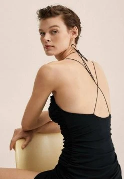 Mango BERTA - Etuikleid - Schwarz | Damen -Mango Populaire Boutique 79c80cc64d59486db548de252b54e1c3