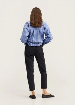 Mango Jeans Straight Leg - Black Denim | Damen -Mango Populaire Boutique 7a3e8bc95c7e45d7b3f677af070a461b