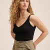 Mango GIMNASTI - Top - Noir | Damen