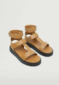 Mango ROMI - Schaftsandale - Marron Moyen | Damen -Mango Populaire Boutique 7ab66a4f8ba74ba2a293d9d94ce918fc