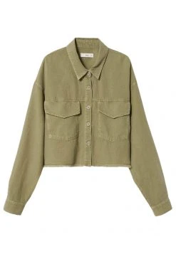 Mango NALA - Hemdbluse - Khaki | Damen -Mango Populaire Boutique 7b31730ca6994a3da49d61adb64af840