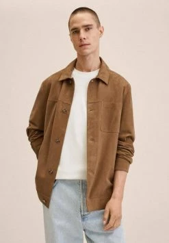 Mango CORFU - Lederjacke - Cognacfarvet | Herren