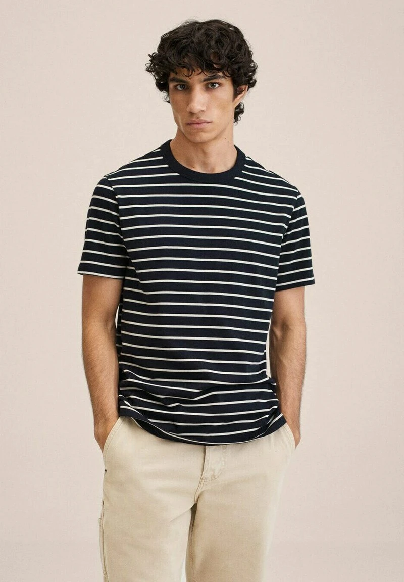 Mango FRENCH - T-Shirt Print - Bleu Marine Foncé | Herren 3 Mango FRENCH - T-Shirt Print - Bleu Marine Foncé | Herren