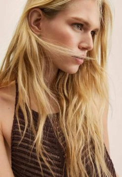 Mango Damen AFRODITA - Strickkleid - Brown -Mango Populaire Boutique 7cbae2e282974df496a21b6ff9ba1267