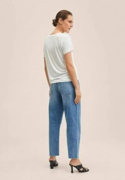 Mango Damen VISPI - T-Shirt Basic - Blanc -Mango Populaire Boutique 7d112bd5202844f780b270635dbb8574