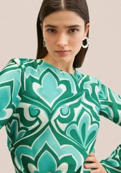 Mango BELL - Maxikleid - Groen | Damen -Mango Populaire Boutique 7d9ab1a398bd46228696a64d9ba5f053