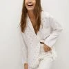 Mango NIT-I - Nachtwäsche Shirt - Hvit | Damen -Mango Populaire Boutique 7e7b430c91c7487781c926681af7e4ab