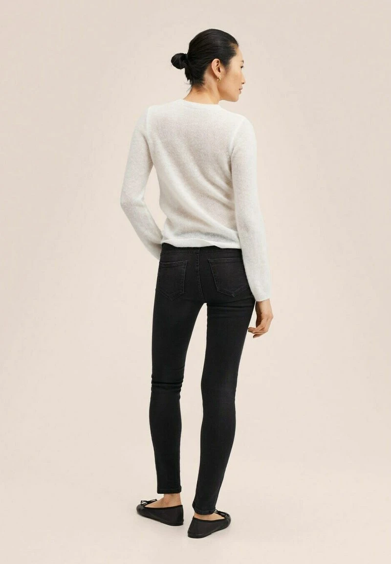 Mango PUSHUP - Jeans Skinny Fit - Black Denim | Damen 5 Mango PUSHUP - Jeans Skinny Fit - Black Denim | Damen – Bild 3
