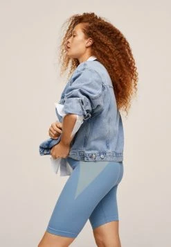 Mango Kurze Sporthose - Aqua Green | Damen -Mango Populaire Boutique 7f7da4ec610647aebd88c364e495149f