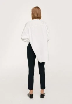 Mango MACARON - Stoffhose - Bleu Marine Foncé | Damen -Mango Populaire Boutique 7f933ecebdbb4bac862e46accda12127