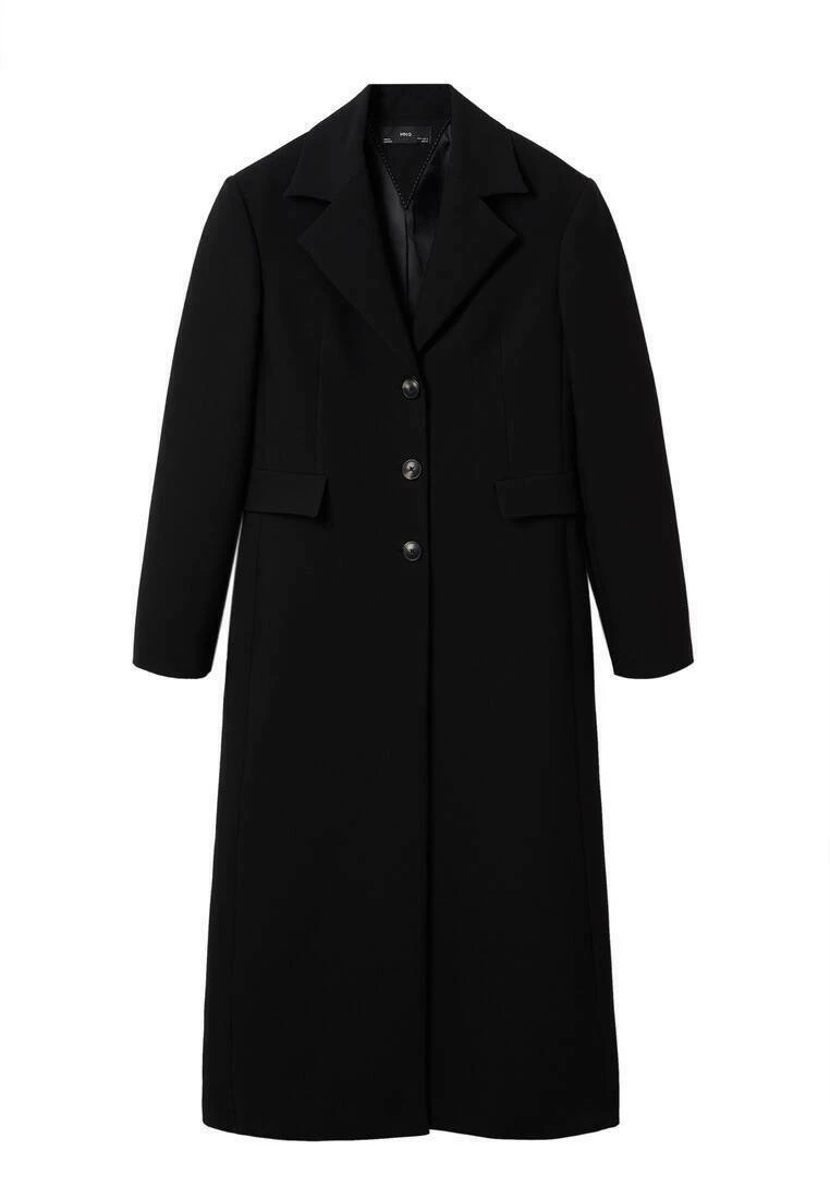Mango POCION - Klassischer Mantel - Schwarz | Damen 7 Mango POCION - Klassischer Mantel - Schwarz | Damen – Bild 5