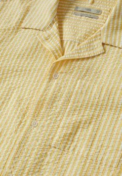 Mango MAR - Hemd - Geel | Herren -Mango Populaire Boutique 8102fed26e984b5bb7d529786e95bcb3