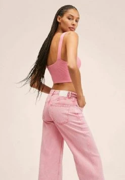 Mango AGNES - Flared Jeans - Rose Bonbon | Damen -Mango Populaire Boutique 81044ec5841e430a854f79647e7a52af