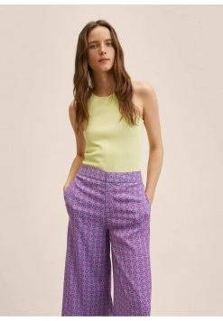 Mango Damen JAIPUR - Stoffhose - Lila -Mango Populaire Boutique 81a15d4f97f246a296074811bc0fa934