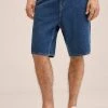 Mango SEAN - Jeans Shorts - Bleu Foncé | Herren -Mango Populaire Boutique 81ab983dc3e04013bae44f3ed1e599d7