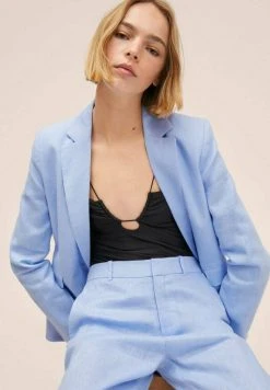 Mango BORELI - Stoffhose - Sky Blue | Damen -Mango Populaire Boutique 81d3f152ab3c448eb2b4b21528f70197