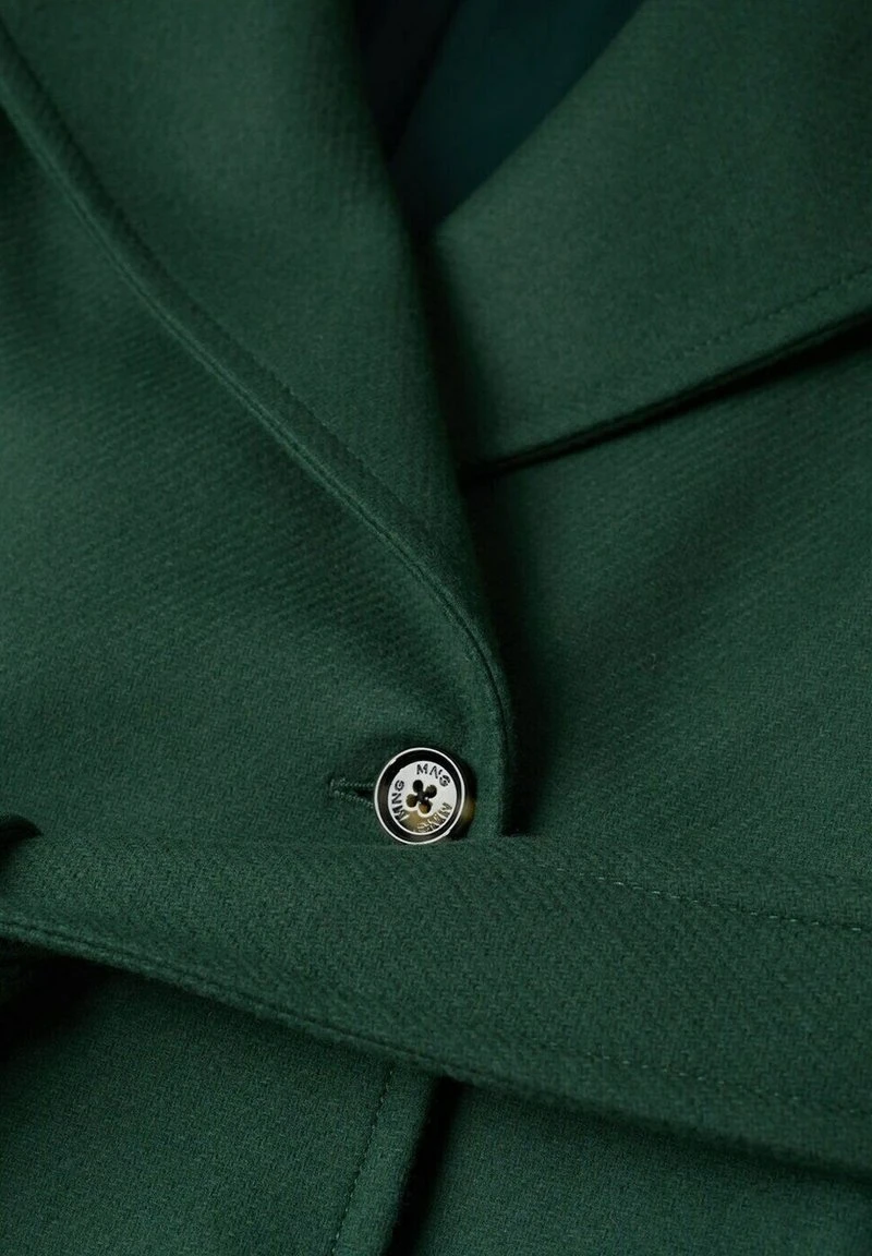 Mango Klassischer Mantel - Groen | Damen 12 Mango Klassischer Mantel - Groen | Damen – Bild 10