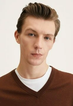 Mango WILLYV - Strickpullover - Kupfer | Herren -Mango Populaire Boutique 82fbcb47540e474c89140988bdba96d4