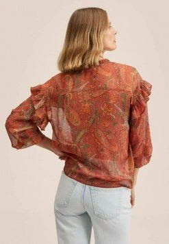 Mango BRUNA - Bluse - Rood | Damen -Mango Populaire Boutique 830ebdd888f54da8ad720ab530017fdb