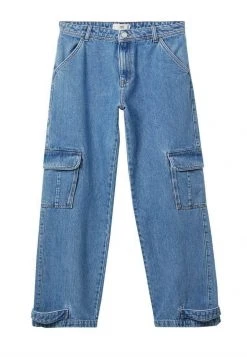 Mango Damen GRETA - Jeans Straight Leg - Bleu Moyen -Mango Populaire Boutique 834477ea855a4c53a7c576184da5d79d