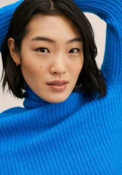 Mango CANOLI - Strickpullover - Elektrischblau | Damen -Mango Populaire Boutique 839c23e849294b4e9d1b9c37c187cb96