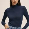 Mango SECONZIG - Langarmshirt - Donkermarine | Damen -Mango Populaire Boutique 83ba307b36dd4ffa8fafd400849cf66c