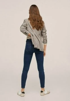 Mango Damen Jeans Skinny Fit - Dark Blue -Mango Populaire Boutique 83f2cfc514e8402bb4e2aa3866011e82