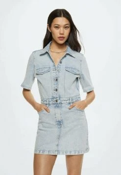 Mango MOM80 - Jeanskleid - Lichtblauw | Damen