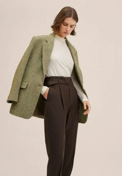 Mango MARLOWE - Stoffhose - Marron | Damen -Mango Populaire Boutique 847f4f4e533d47ed8a4277e06c4de733