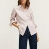 Mango Hemdbluse - Pink | Damen