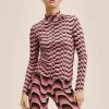 Mango ONDA - Langarmshirt - Pink | Damen -Mango Populaire Boutique 84cb54422a814c9fb18c1c1d35ec0399