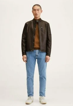 Mango JOSENO1 - Kunstlederjacke - Kognac | Herren -Mango Populaire Boutique 853f5358beed4787b8f35d46e5fde6f6