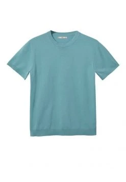 Mango ARRAONA - T-Shirt Basic - Turquoise | Herren -Mango Populaire Boutique 85432968ed374c9096585be7eaf0ad2a