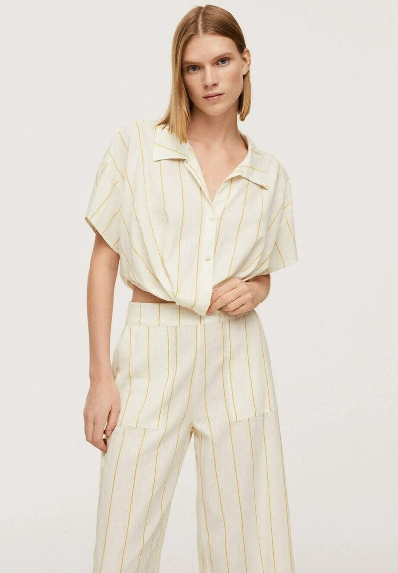 Mango CAPRI H - Stoffhose - Cremeweiß | Damen 6 Mango CAPRI H - Stoffhose - Cremeweiß | Damen – Bild 4