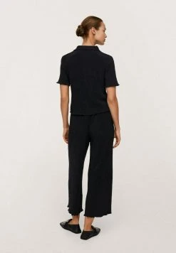 Mango WEST - Stoffhose - Black | Damen -Mango Populaire Boutique 85aab3a4e0134e6ba8ff0de6facd3ec4