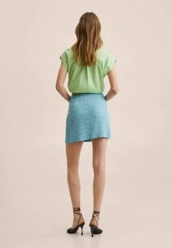 Mango DAISY - Minirock - Blue | Damen -Mango Populaire Boutique 85cff045618641f5830b3a41e4c36194