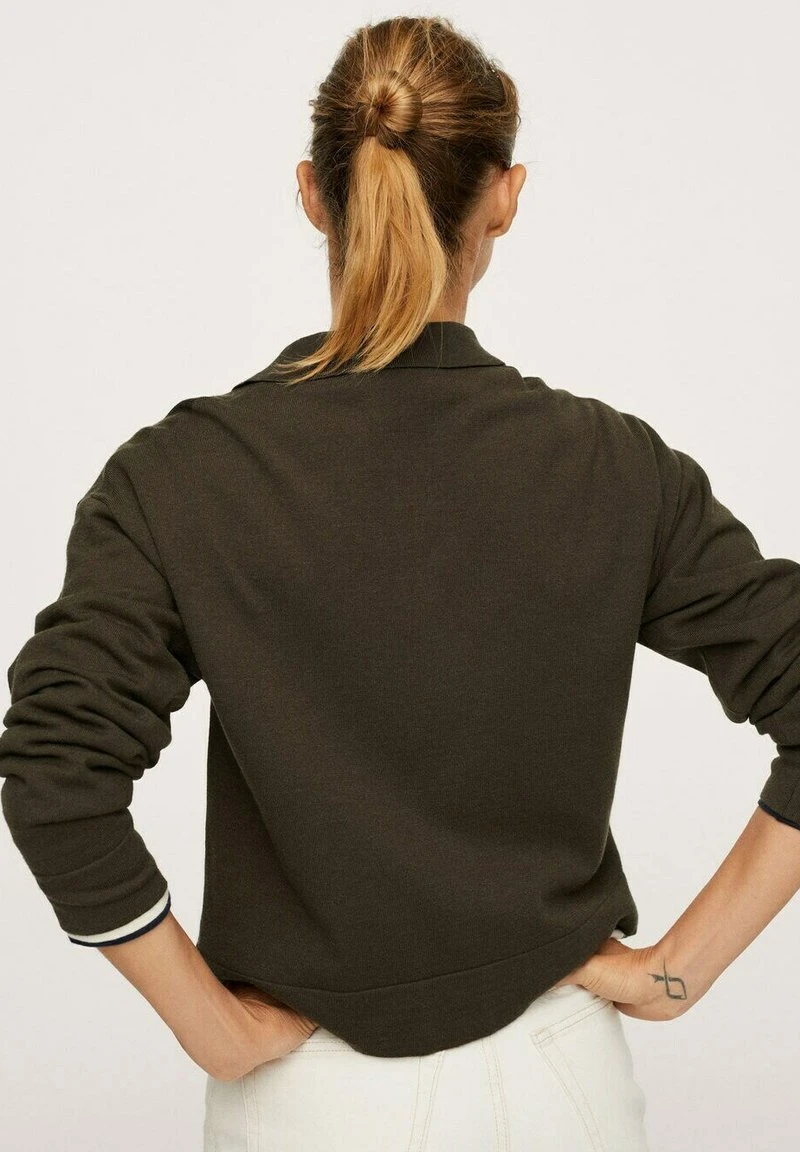 Mango Strickpullover - Kaki | Damen 5 Mango Strickpullover - Kaki | Damen – Bild 3
