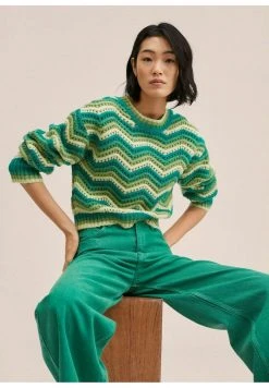 Mango GRETEL - Strickpullover - Verde | Damen -Mango Populaire Boutique 860d0905b074430288f1a7f0b6b5f581