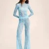 Mango LUCCA - Stoffhose - Aquamarijn | Damen -Mango Populaire Boutique 8622bc320fa34be0a1fd7c2d735d7345