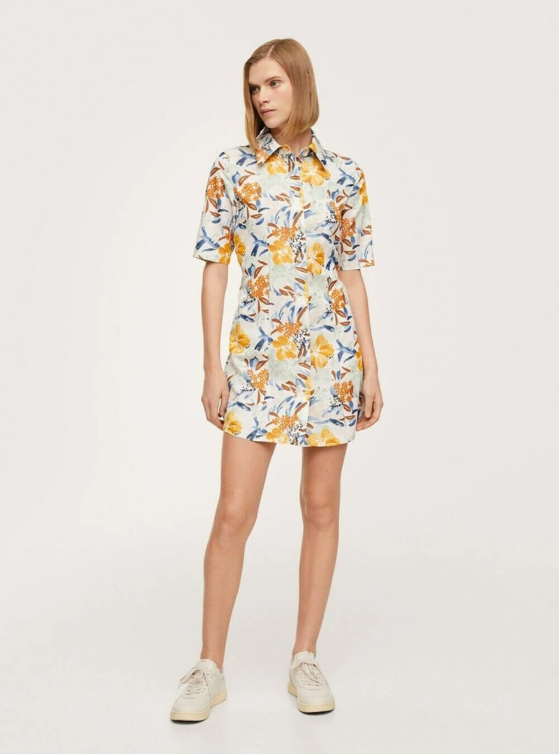 Mango HONEY H - Blusenkleid - Blanc Cassé | Damen 4 Mango HONEY H - Blusenkleid - Blanc Cassé | Damen – Bild 2