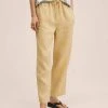 Mango Stoffhose - Yellow | Damen -Mango Populaire Boutique 86f5765d9be643edae17d4eaf8e6ba3c
